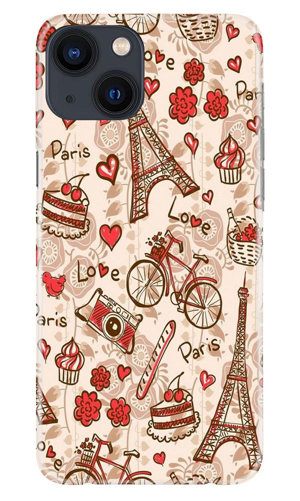 Love Paris Case for iPhone 13 Mini(Design - 103)