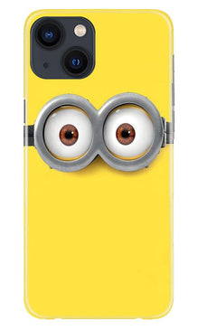Minions Mobile Back Case for iPhone 13  (Design - 128)