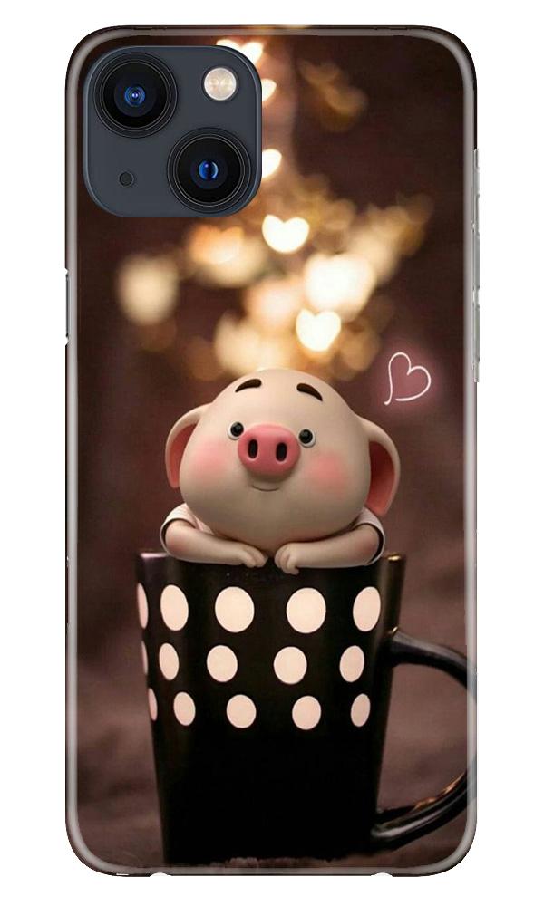 Cute Bunny Case for iPhone 13 Mini (Design No. 213)