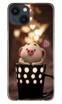 Cute Bunny Mobile Back Case for iPhone 13 Mini (Design - 213)