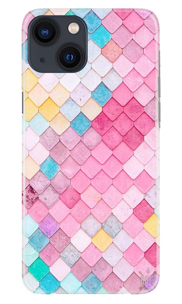 Pink Pattern Case for iPhone 13 Mini (Design No. 215)