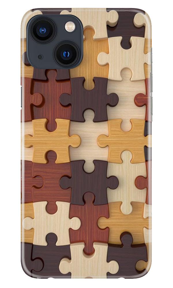 Puzzle Pattern Case for iPhone 13 Mini (Design No. 217)