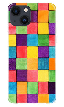 Colorful Square Mobile Back Case for iPhone 13 Mini (Design - 218)