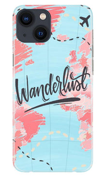 Wonderlust Travel Mobile Back Case for iPhone 13 (Design - 223)