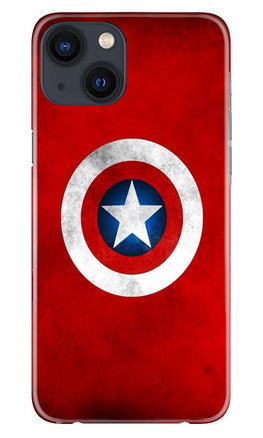 Captain America Case for iPhone 13 Mini (Design No. 249)