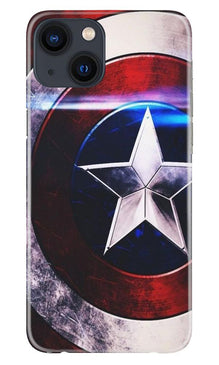 Captain America Shield Mobile Back Case for iPhone 13 Mini (Design - 250)