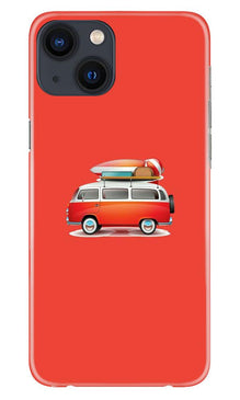 Travel Bus Mobile Back Case for iPhone 13 (Design - 258)