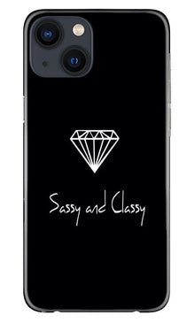 Sassy and Classy Mobile Back Case for iPhone 13 (Design - 264)