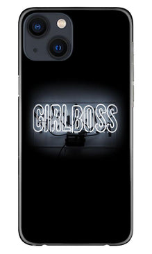 Girl Boss Black Mobile Back Case for iPhone 13 (Design - 268)