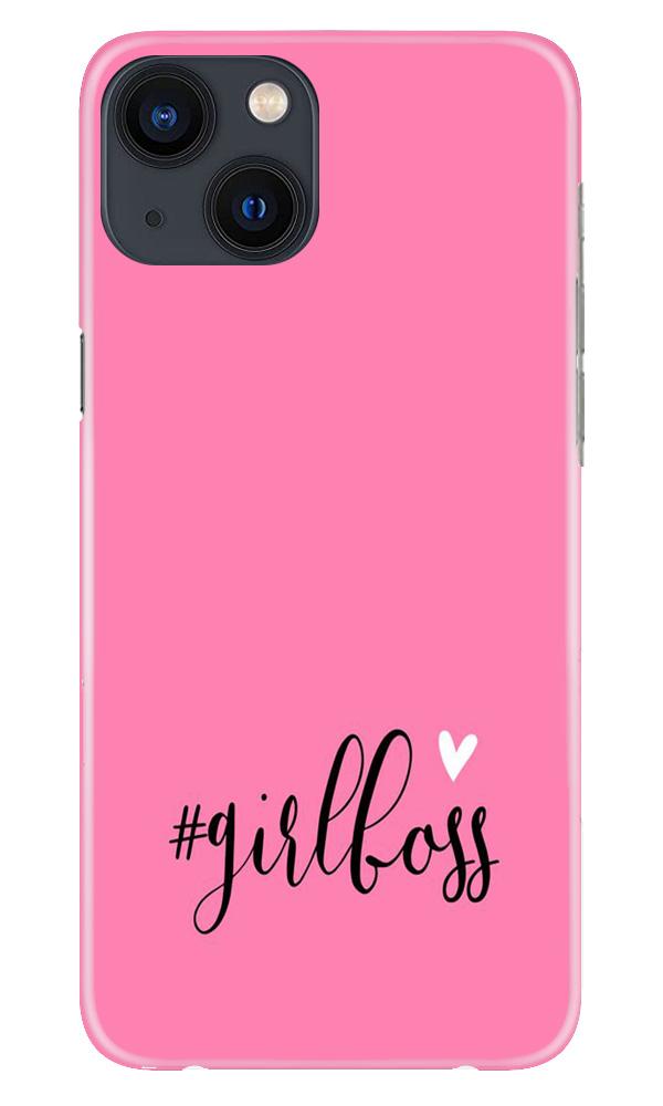 Girl Boss Pink Case for iPhone 13 (Design No. 269)