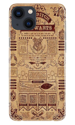 Hogwarts Mobile Back Case for iPhone 13 (Design - 304)