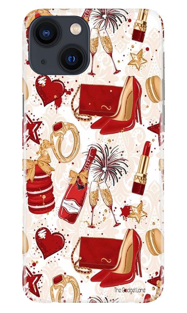 Girlish Mobile Back Case for iPhone 13 Mini (Design - 312)