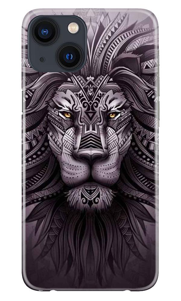 Lion Mobile Back Case for iPhone 13 Mini (Design - 315)