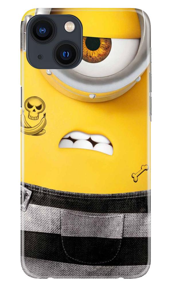 Minion Mobile Back Case for iPhone 13 (Design - 324)