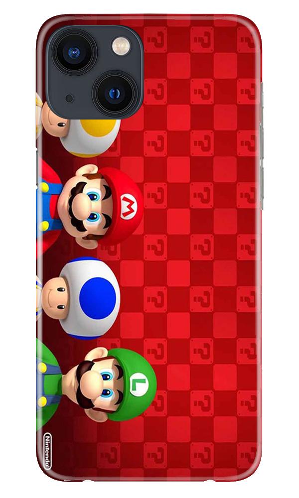 Mario Mobile Back Case for iPhone 13 Mini (Design - 337)