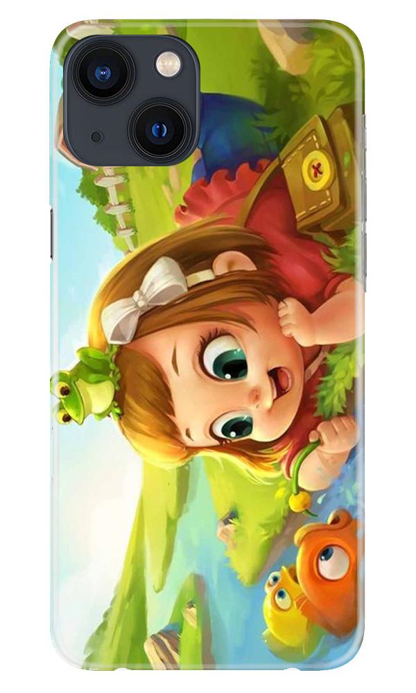 Baby Girl Mobile Back Case for iPhone 13 Mini (Design - 339)