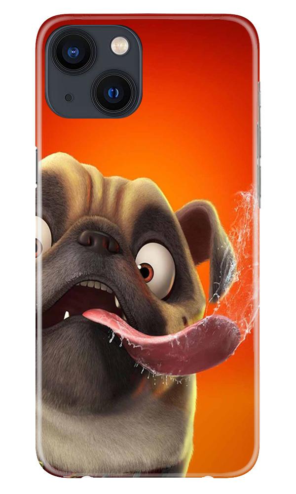 Dog Mobile Back Case for iPhone 13 Mini (Design - 343)
