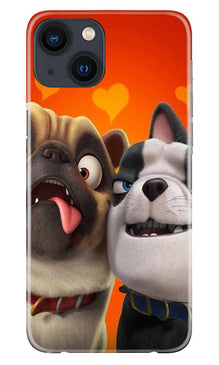 Dog Puppy Mobile Back Case for iPhone 13 Mini (Design - 350)