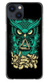 Owl Mobile Back Case for iPhone 13 (Design - 358)