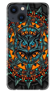 Owl Mobile Back Case for iPhone 13 Mini (Design - 360)