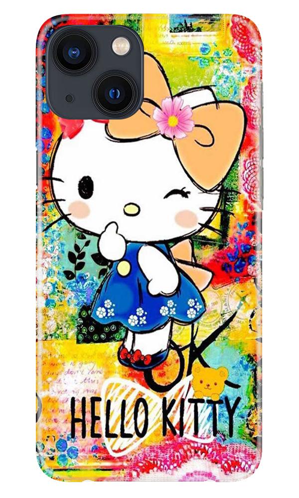 Hello Kitty Mobile Back Case for iPhone 13 Mini (Design - 362)