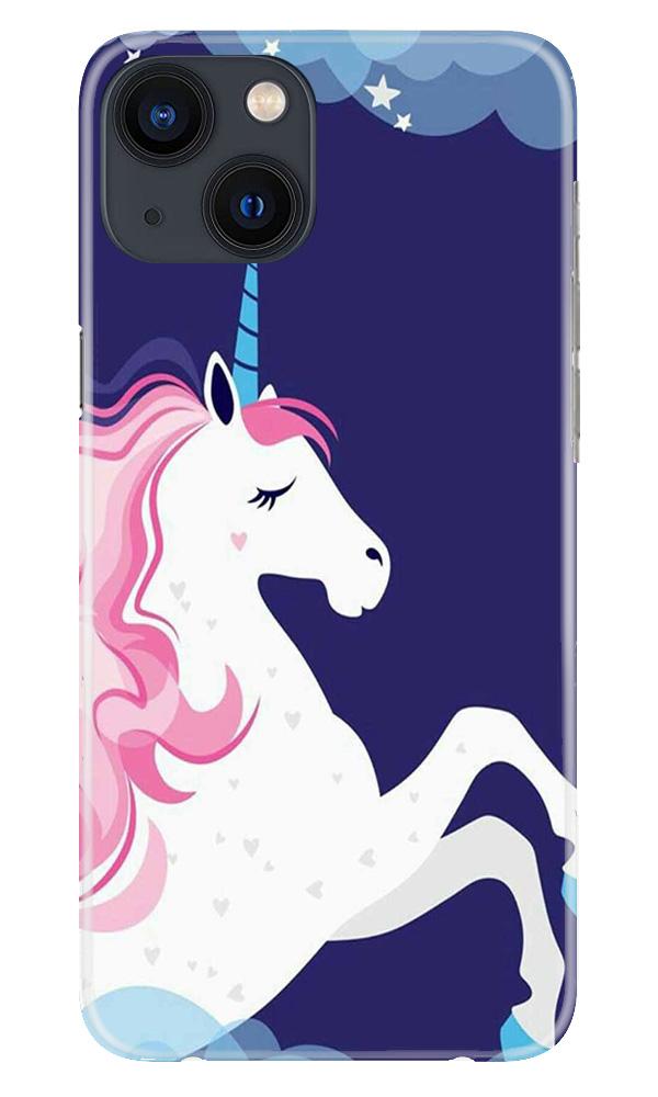 Unicorn Mobile Back Case for iPhone 13 (Design - 365)