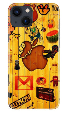 Wooden Texture Mobile Back Case for iPhone 13 (Design - 367)