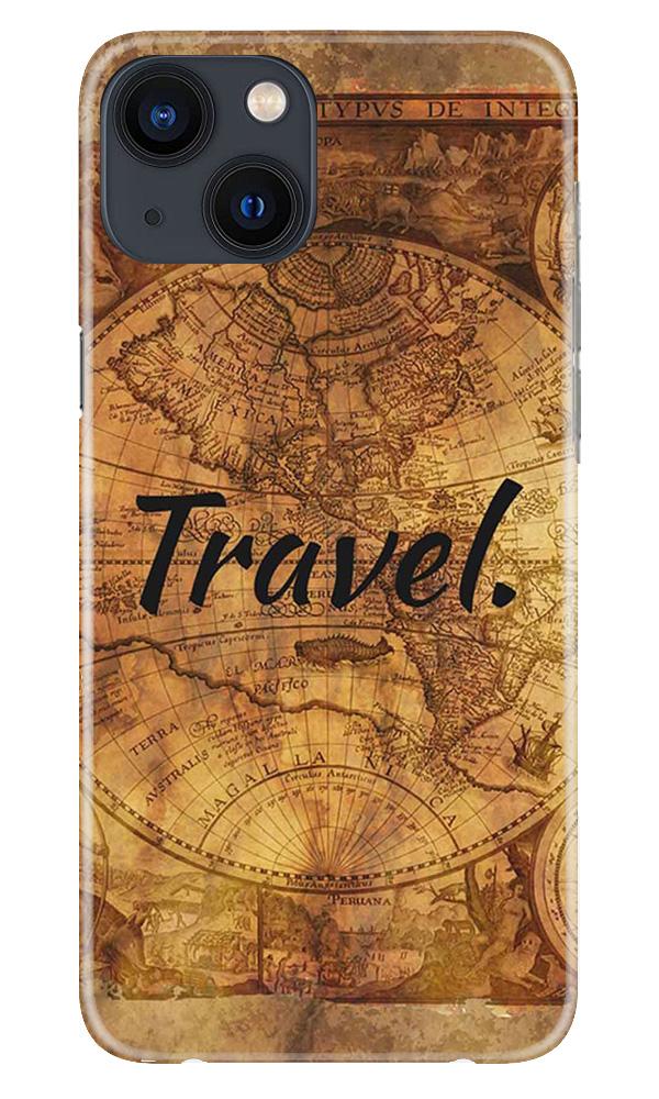 Travel Mobile Back Case for iPhone 13 Mini (Design - 375)