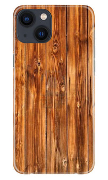 Wooden Texture Mobile Back Case for iPhone 13 (Design - 376)