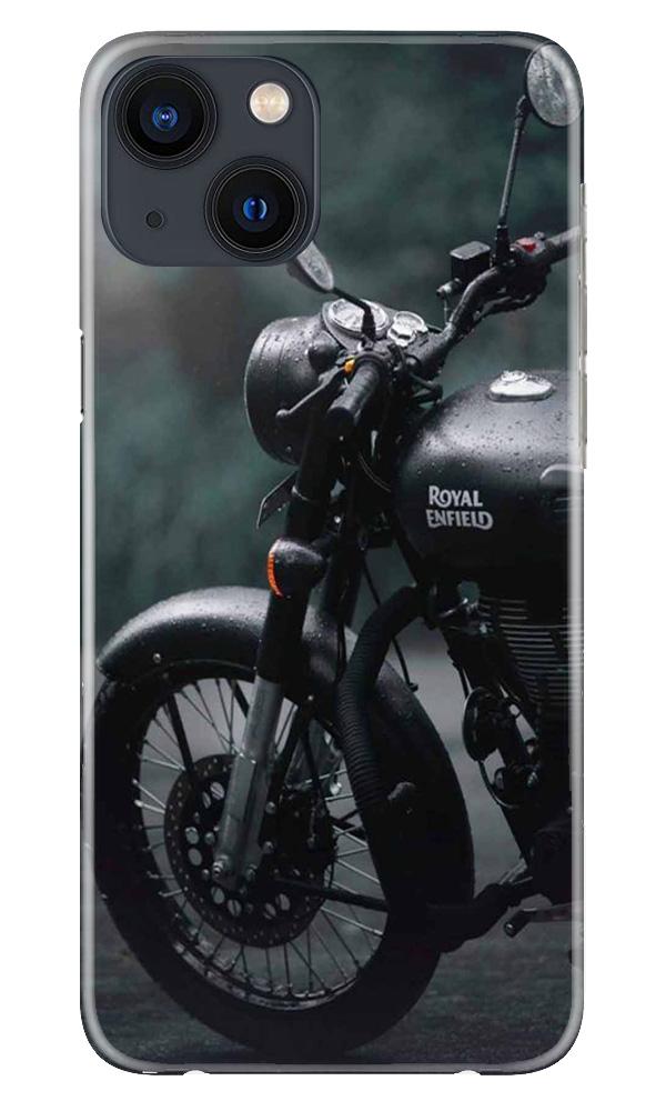 Royal Enfield Mobile Back Case for iPhone 13 Mini (Design - 380)