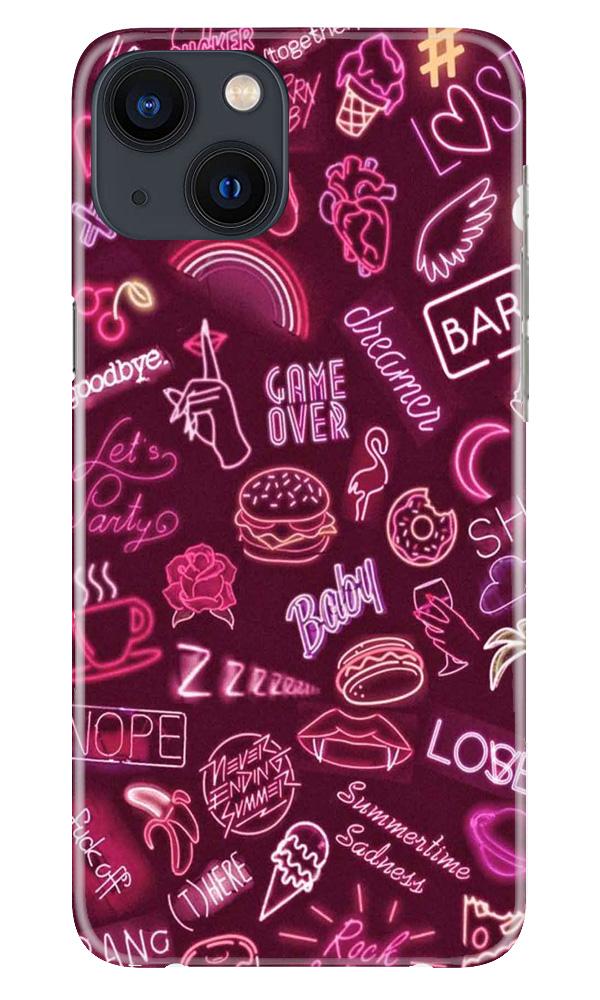 Party Theme Mobile Back Case for iPhone 13 (Design - 392)