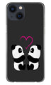 Panda Love Mobile Back Case for iPhone 13 (Design - 398)