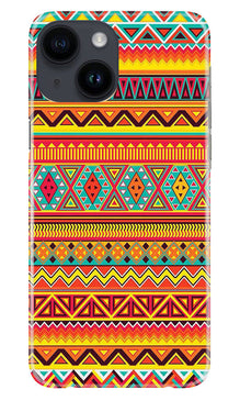 Zigzag line pattern Mobile Back Case for iPhone 14 (Design - 4)
