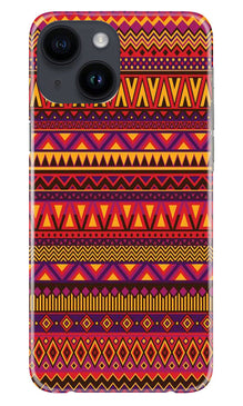 Zigzag line pattern2 Mobile Back Case for iPhone 14 (Design - 10)