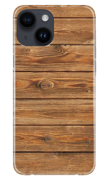 Wooden Look Mobile Back Case for iPhone 14  (Design - 113)
