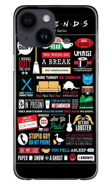 Friends Mobile Back Case for iPhone 14  (Design - 145)