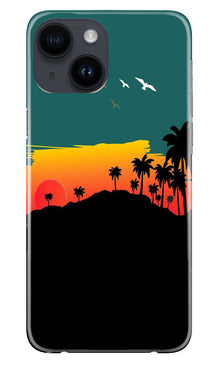 Sky Trees Mobile Back Case for iPhone 14 (Design - 160)