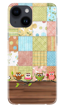 Owls Mobile Back Case for iPhone 14 (Design - 171)