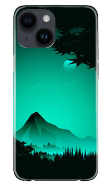 Moon Mountain Mobile Back Case for iPhone 14 (Design - 173)