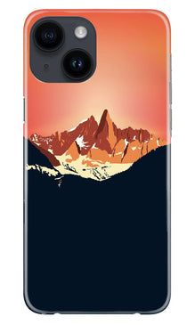 Mountains Mobile Back Case for iPhone 14 (Design - 196)
