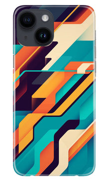 Modern Art Mobile Back Case for iPhone 14 (Design - 202)