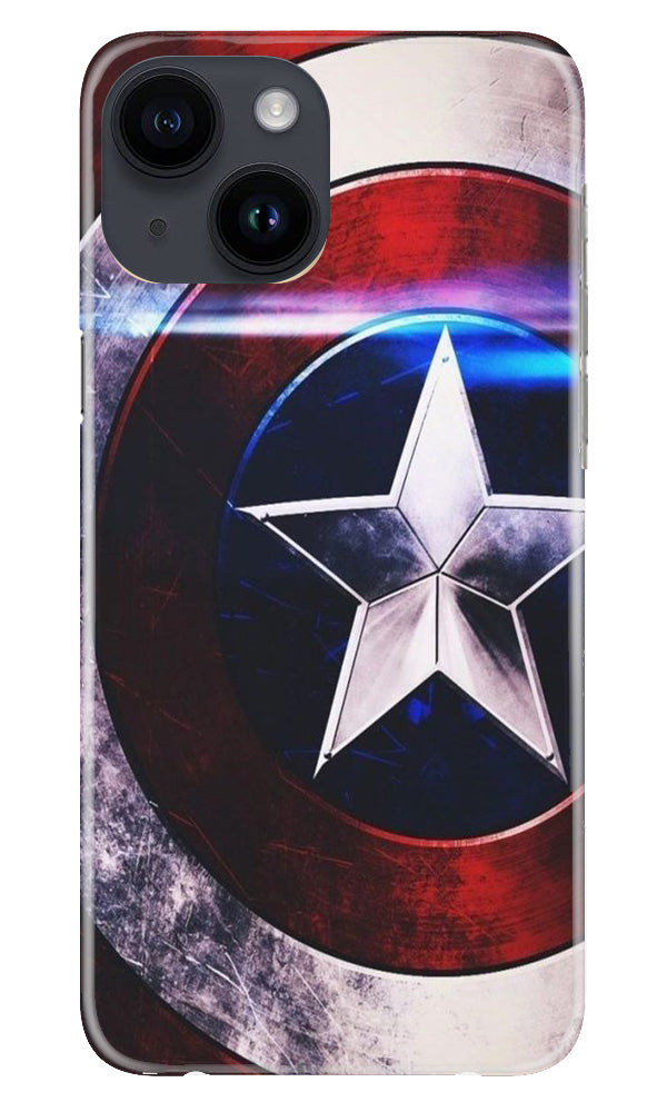 Captain America Shield Case for iPhone 14 (Design No. 219)