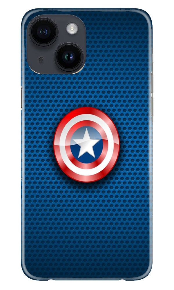 Captain America Shield Case for iPhone 14 (Design No. 222)