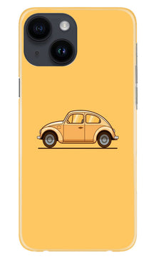 Vintage Car Mobile Back Case for iPhone 14 (Design - 231)
