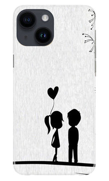 Cute Kid Couple Mobile Back Case for iPhone 14 (Design - 252)