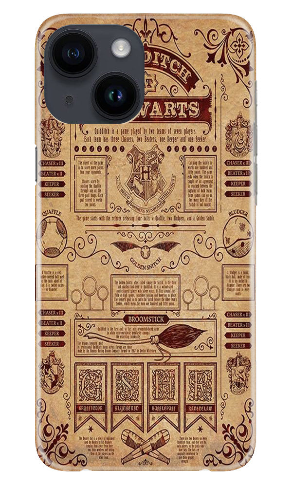 Hogwarts Mobile Back Case for iPhone 14 (Design - 266)