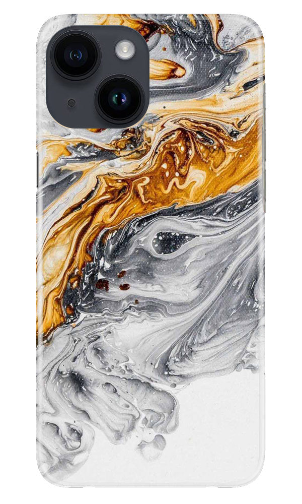 Marble Texture Mobile Back Case for iPhone 14 (Design - 272)