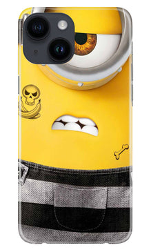 Minion Mobile Back Case for iPhone 14 (Design - 286)