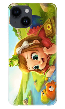 Baby Girl Mobile Back Case for iPhone 14 (Design - 301)
