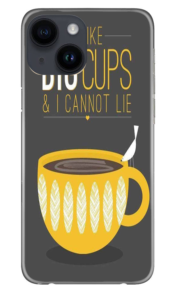 Big Cups Coffee Mobile Back Case for iPhone 14 (Design - 312)